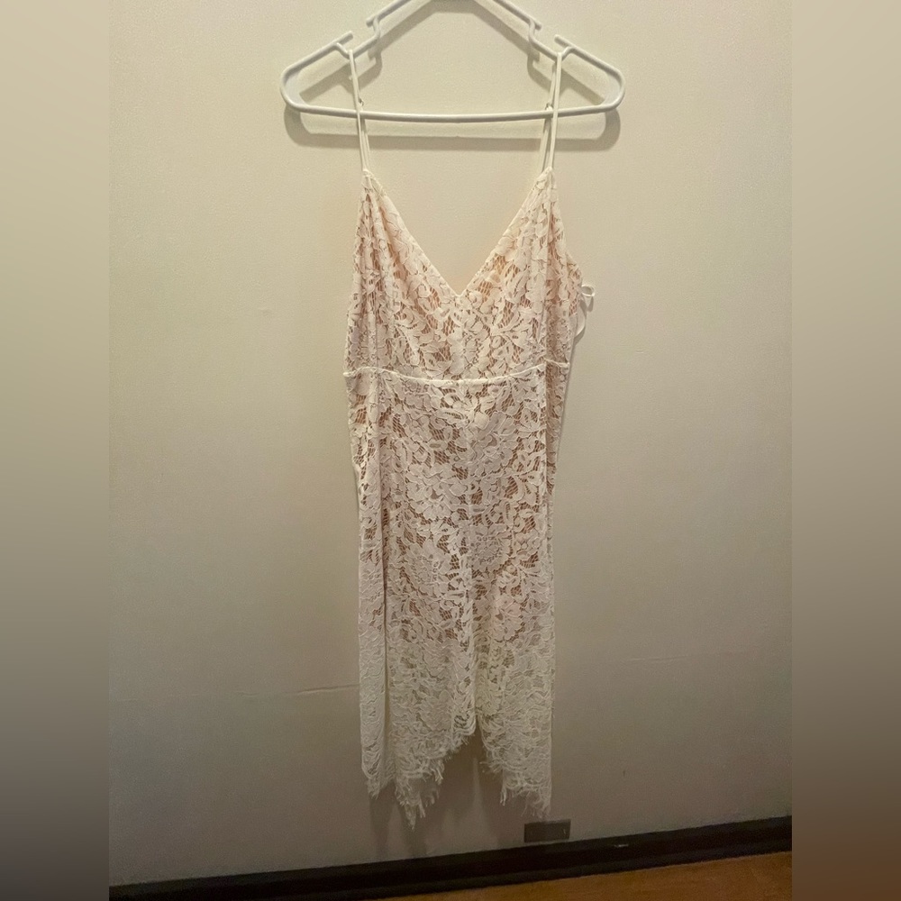 Lulus Midi Asymmetrical Cocktail Dress | Worn Once | Size L | Like new condition